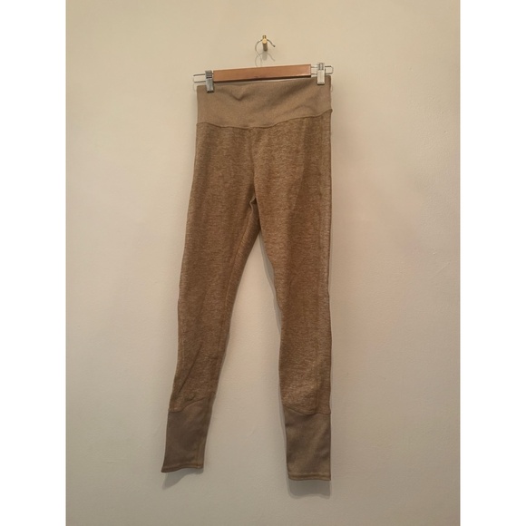 ALO Alosoft Caramel Set High Waisted Lounge Legging  and Lavish Bra - Picture 4 of 7